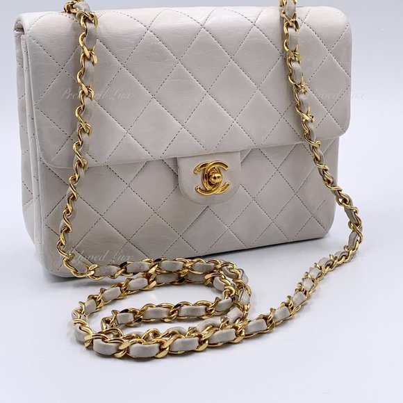 Authentic Chanel Vintage Mini Square Flap Bag - Picture 3 of 14